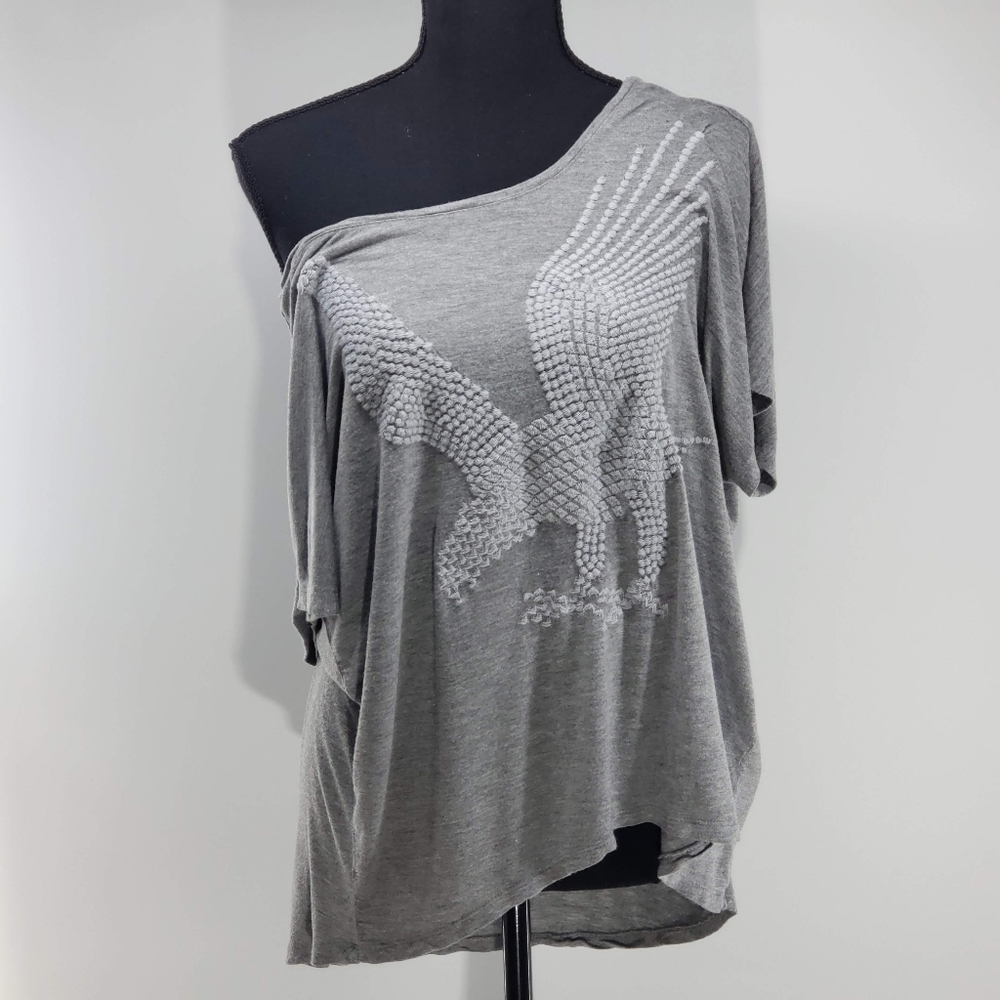 H&M. Wide Neck Destroyed Tunic - Picture 8 of 8